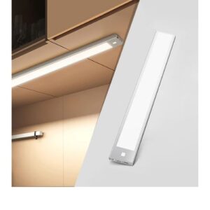 Newmatic BT09 Silver Rechargeable LED Light with Advanced PIR Sensor