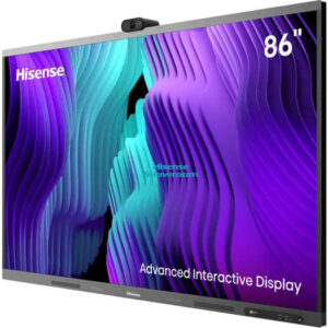 Hisense 86″ Interactive Touchscreen Smart Board with Camera & Microphone | HIDB | Android | UHD 4K | Model 86WM6FE