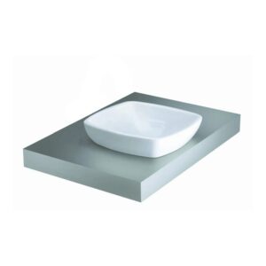 Cotto Tess White Drop-in Basin - 460 x 890 x 195mm
