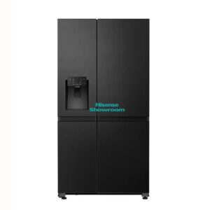 Hisense 601L Side by Side Fridge + Ice & Water Dispenser | Non Frost | Black Stainless Steel | H780SB-IDL