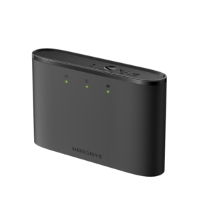 150Mbps 4G LTE Mobile Wi-Fi
Build-In 150Mbps 4G LTE Modem
SPEED: 150 Mbps at 2.4 GHz, 4G Cat4 150/50 Mbps
SPEC: LTE-FDD/LTE-TDD/HSPA+/UMTS
FEATURE: MERCUSYS App, Build-In 2200 mAh Rechargeable Battery, 2 Year Warranty