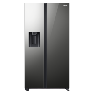 Samsung 635L Refrigerator Side by Side Non-plumbed Water & Ice dispenser Mirror Black RS64R53112A