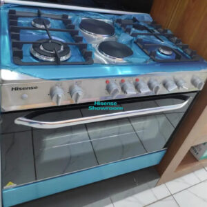 Hisense 60 x 90 Cooker - 4 Gas Burners & 2 Electric Stove | Electric Oven | HF942GEES