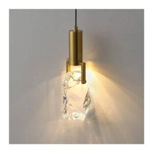 Tronic Modern Crystal Pendant Light Gold LED Fixture for Stylish Interiors