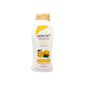 Odeon Lemon Body Lotion, Brightening & Moisturizing Body Lotion for Soft, Smooth & Healthy-Looking Skin, Fast-Absorbing Daily Hydration, Suitable for All Skin Types 400ml
