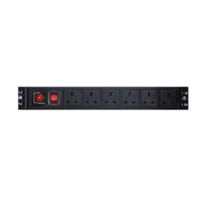 EVI Rack Cabinets PDU 6 UK sockets, UK plug
