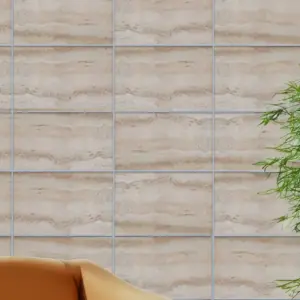 CTM South Africa Rev Siracusa Beige Shiny Ceramic Wall Tile - 250 x 400mm