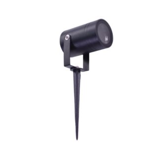 Africab GU10 Spike Garden Light Black Aluminium
