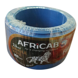 Africab Single Wires (100M Coil) 2.5 Sq.mm Blue