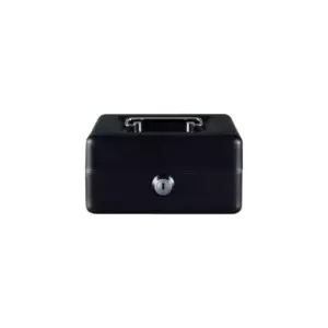 Yale Cash Box Medium With Removable Tray Black