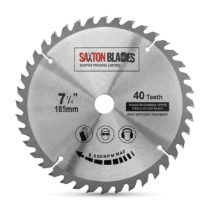 Crown Carbide Tipped Saw Blade 185x2.2x20mm 40T CAS-WS4020185
