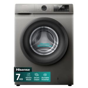 Hisense 7kg Fully Automatic Front Load Washing Machine | Wash, Rinse & Spin | Titanium Grey | WFQP7012VMT