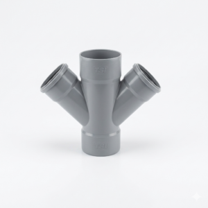 ECO PLASTICS PVC 4'' Cross Y