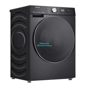 Hisense 12kg Fully Automatic Front Load Washing Machine | Wash, Rinse & Spin | Premium Black | WF5S1245BB
