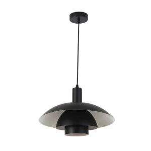 Tronic Modern Scandinavian Black Dome Pendant Light
