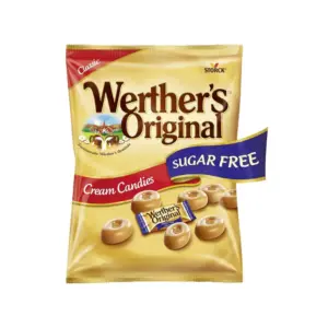 Storck Werther's Original Cream Candies Sugar Free 70g (Pack of 24pcs)