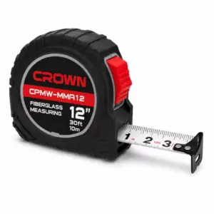 Crown Professional CPMW Fiberglass Measuring Tape 12 Inch CPMW-MMA12