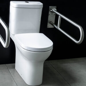 Sanitana WC Toilet&Tank Special CT10128A Complete with Support Bar Castleware
