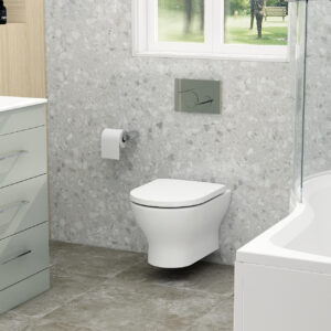 WC Toilet Wall Hung Rimless CH10178R Castleware