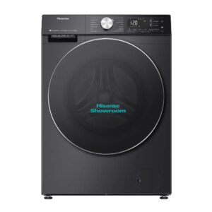 Hisense 12Kg Wash & 8kg Dryer Front Load Fully Automatic Washing Machine | Smart | Premium Black | WD5S1245BB