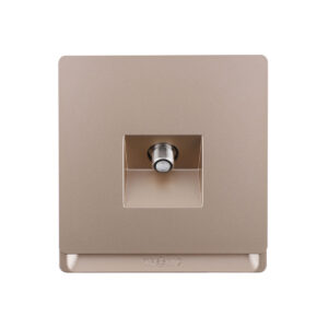 Tronic Satellite TV Socket – Gold