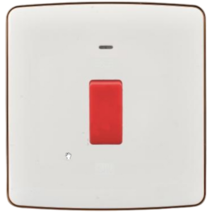 Africab Da Series Switches & Socket 20Ad.P. Switch With Neon