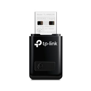 TP-Link 300Mbps Mini Wi-Fi USB Adapter
SPEED: 300 Mbps at 2.4 GHz
SPEC: USB 2.0
FEATURE: WPS Button