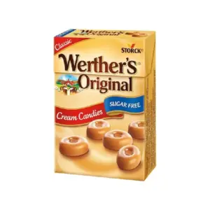 Storck Werther's Original Cream Candies Sugar Free 42g (Pack of 10pcs)