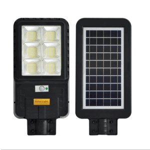 EVI Solar 300W SolarStreet Light     （no sensor）                                                                                                                                                 LED Lamp: 180pcs 5054 SMD LED 6500K
Solar Panel:90WMono
Battery Type: Lithium-Ion 50AH
Lumen:7920lm
Charging time: 3-5 hours
Working time:≥12h
Work mode: full light mode
Material: Aluminum+ABS
Lamp size: 400*1250mm
Install Height: 5-6m                                                            Lighting area:400㎡
Warranty: 2 years                                                                                                                                                                                                                                                               Outer box:130*16.5*44.5cm  1pcs/ctn  12.7kg/caton