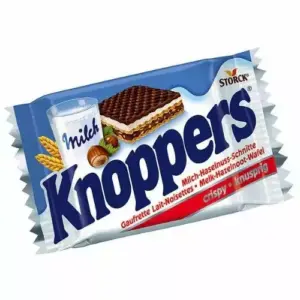 Knoppers Crispy Wafers with Nougat and Milk Cream 25g JDD018272