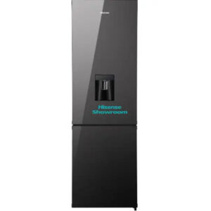 Hisense 263L Double Door Fridge + Water Dispenser | Frost | Black Mirror | H370BMIB-WD