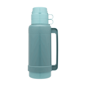Thermos Flask Traditional 1800ml  Light Blue Light Mondial Glass Vacuum Insulated Flask 32-180LBL