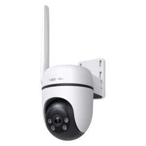 TP-Link Tapo Outdoor Pan/Tilt 4G LTE Camera
SPEC: 1080p (1920x1080), 4G LTE (LTE-FDD: B1/3/5/7/8/20/28, LTE-TDD: B38/40/41), 1 × External Antenna, 1 × PoE Port, Horizontal 360º
FEATURE: Pan/Tilt, Starlight Color Night Vision, Smart AI Detection and Notifications (motion, people, pets, cars), Sound and Light Alarm, Remote Control, Two-Way Audio, Voice Control (Works with Google Assistant and Alexa), Local Storage through microSD Card (Up to 512 GB), Tapo App, Weatherproof (IP66), Night Vision (Up to 30 m)