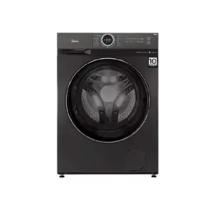 Midea Front Load Washing Machine 10KG, Turbo Wash, Quick Wash & Eco Mode, Titanium MF200W100WB/T