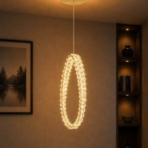Tronic Crystal Loop LED Pendant Light