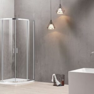 CastleWare Shower Enclosure W/o Tray 100x100x195 NAA2142 C/ware