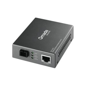 TP-Link Omada Omada 10/100 Mbps RJ45 to 100 Mbps Single-mode SC WDM Bi-Directional Fiber Converter
PORT: 1× 100Mbps SC Port, 1× 10/100M RJ45 Port (Auto MDI/MDIX)
SPEC: Full-duplex, Tx:1310 nm, Rx:1550 nm, Up to 20 km, Chassis MC1400 rack-mountable