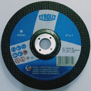 Grinding disc 7'' TYROLIT STD (178x6.0x22.23)