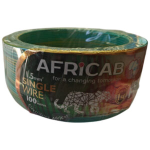 Africab Single Wires (100M Coil) 1.5 Sq.mm Green