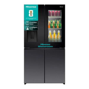 Hisense 615L Multi Door Fridge + Water & Ice Dispenser | Inox | Wi-Fi | RQ9P600GTBN