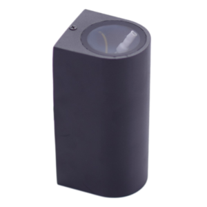 Africab LED Wall Light Up & Down 2×GU10 Black