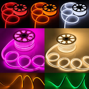 Africab NEON STRIP LIGHT DOUBLE SIDE RED + POWER PLUG 100MTR