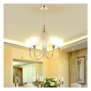 Tronic Chandelier Light Pendant Lamp Golden E27 Bulb 5 Lamp
