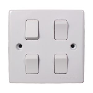 Africab Fl Series Switches & Socket 4 Gang 2 Way Switch