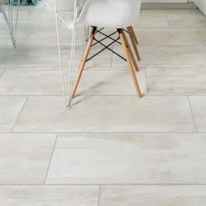 CTM South Africa Kilimanjaro Edge Outeniqua White Rectified Matt Porcelain Floor Tile - 300 x 1000mm