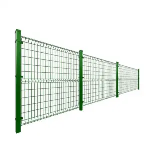 JENGA FENCE 4 bend 3D set Green fence H2.4xW2.2m (60*40*1.5mm-) Blind fence