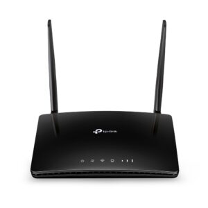 TP-Link AC1200 Wireless Dual Band 4G LTE Router
Build-In 150Mbps 4G LTE Modem
SPEED: 867 Mbps at 5 GHz + 300 Mbps at 2.4 GHz, 4G Cat4 150/50 Mbps
SPEC: 2× Antennas, 3× Fast Ethernet LAN Ports, 1× Fast Ethernet WAN/LAN Port, LTE-FDD/LTE-TDD/DC-HSPA+/HSPA+/HSPA/UMTS
FEATURE: Tether App, Cloud Support, Parental Controls, QoS