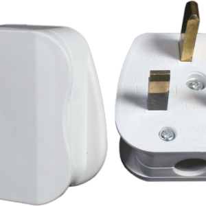 Africab Top Plug 13A With Neon (White)
