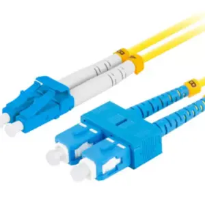 Generic Fiber Patch Cord LC/UPC-SC/UPC Single Mode Duplex 1 Meter G657A1-LSZH