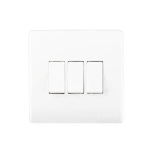 Tronic 3 Gang 1 Way Switch Standard